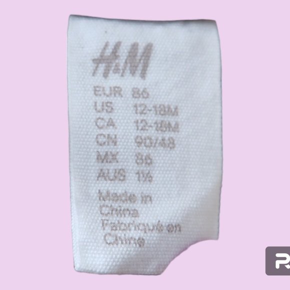 H&M kids children's girl's wool blend knit sweater in cream size 12-18M. - Picture 7 of 7